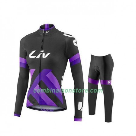 Combinaison Cycliste M/L + Collant sans Bretelles 2017 CCC Liv Femme N002